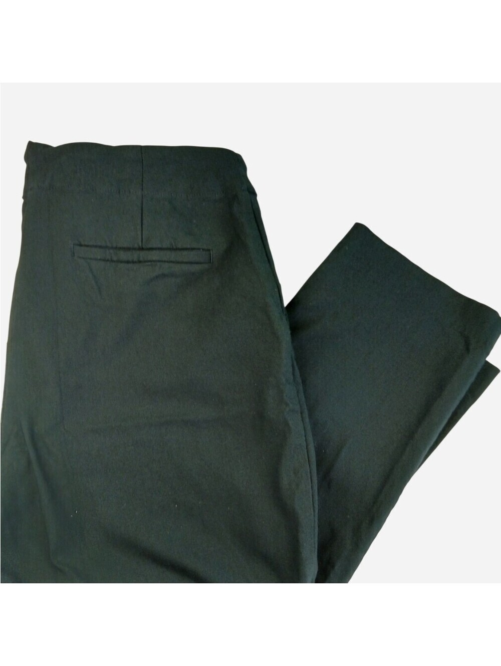 Hilary Radley Green Ponte Leggings Pants Size M Medium Stretch Pull-On Womens
